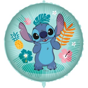 Palloncino in alluminio ad elio 46 cm + Peso Stitch
