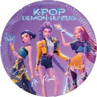 Contiene : 1 x 8 piatti K-Pop Demon Hunters