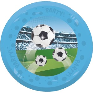 1 Piatto Riutilizzabile Football � � 21 cm