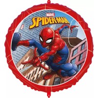 Palloncino in alluminio per elio 46 cm + peso Spiderman