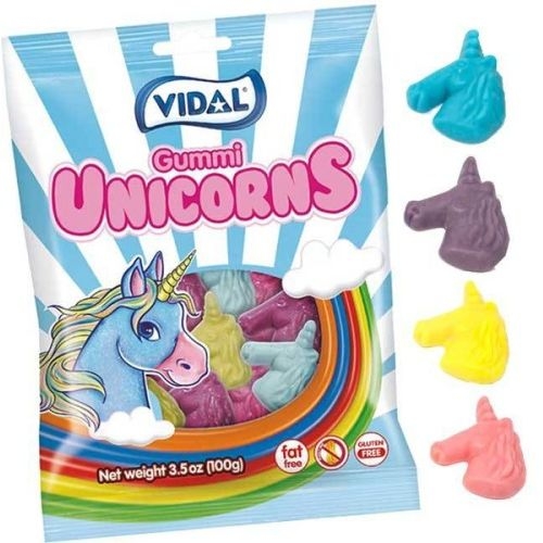 Sacchetto di caramelle Unicorni Vidal - 90g 