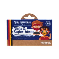 Kit Trucco 3 Colori Ninja e Supereroi BIO. n3