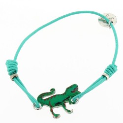 1 Bracciale in cordoncino elastico - Dino T-Rex. n1