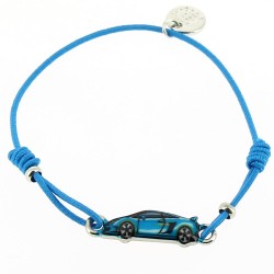 1 Bracciale in cordoncino elastico - Macchina. n1