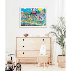 Poster gigante da decorare - Dinos ( +  adesivi). n°5