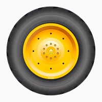 Set di 4 piattaforme da cantiere � Ruote per camion
