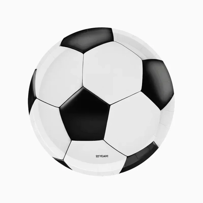 6 piatti per feste a tema calcistico 