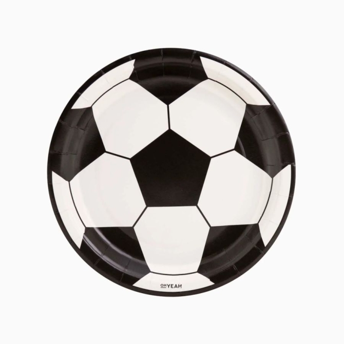 6 piatti per feste a tema calcistico 