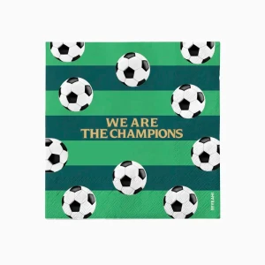 20 tovaglioli We Are The Champions festa calcio