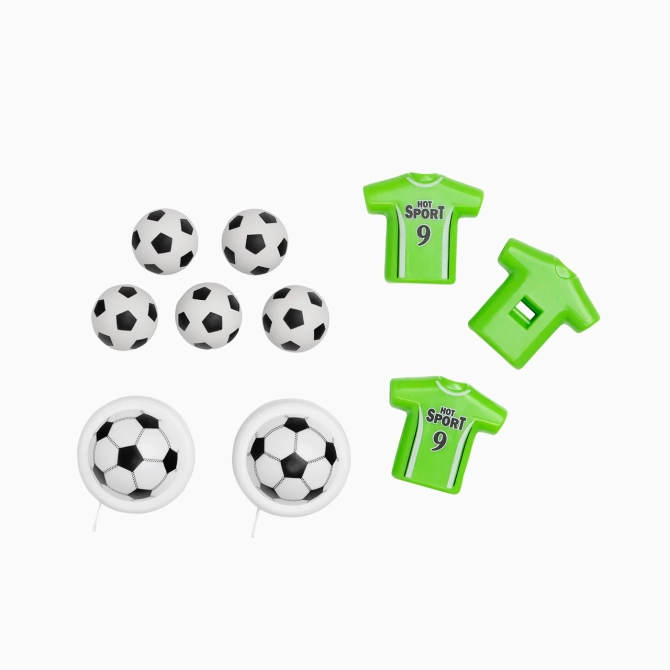 Kit di 10 giocattoli � calcio 