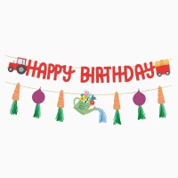 Ghirlanda di buon compleanno - Crazy Farm
