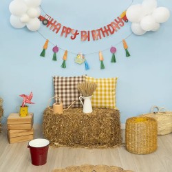 Ghirlanda di buon compleanno - Crazy Farm. n°3