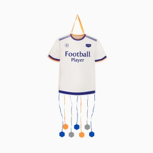Maglietta da calcio bianca Pinata Pull - 1� premio
