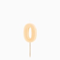 Candela numero 0 � Crema