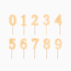 Candela numero 0 � Crema. n�1
