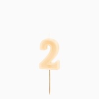 Candela numero 2 � Crema