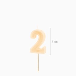 Candela numero 2 � Crema. n�1