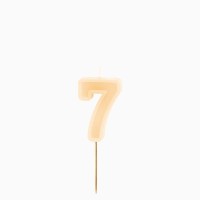 Candela numero 7 � Crema