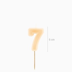 Candela numero 7 – Crema. n°1