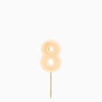 Candela numero 8 � Crema