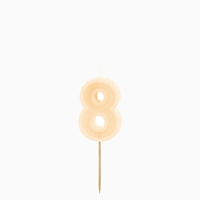 Candela numero 8 – Crema