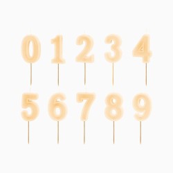 Candela numero 8 – Crema. n°2