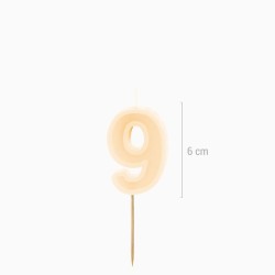 Candela numero 9 � Crema. n�1