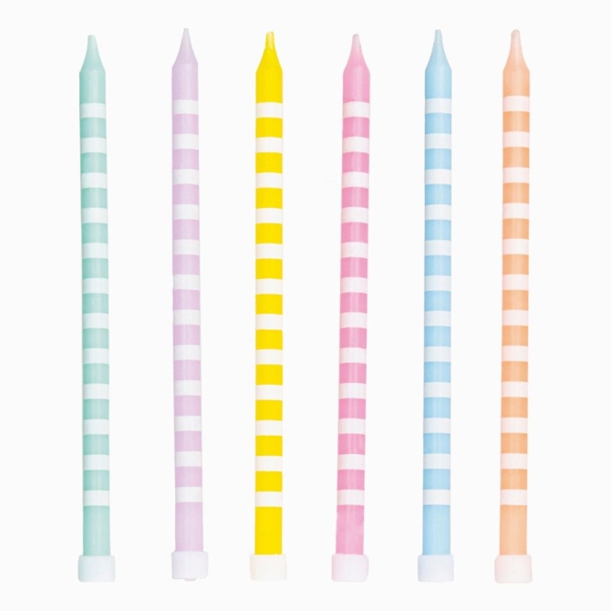 12 candele scintillanti extra lunghe � 14, 5 cm 