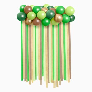 Kit per arco di palloncini e tenda verde � Dino