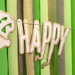 Kit per arco di palloncini e tenda verde � Dino. n�3
