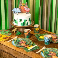 Kit per arco di palloncini e tenda verde � Dino. n�4