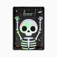 Set di 2 vassoi di Halloween � Scheletro iridescente