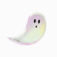 6 piatti di Halloween � Fantasma iridescente