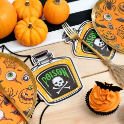 20 tovaglioli di Halloween velenosi e spettrali. n�3