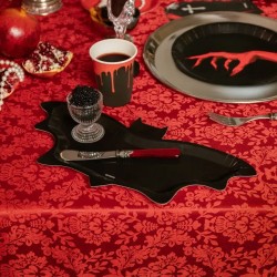 6 piatti a forma di pipistrello per Halloween. n�3