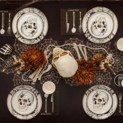 20 tovaglioli di Halloween con ragnatela spettrale. n�2