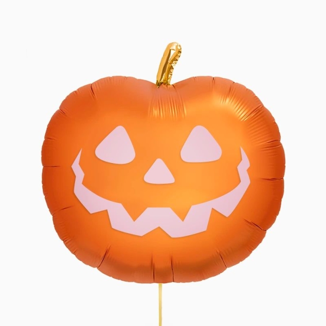 Palloncino in lamina di elio a forma di zucca per 