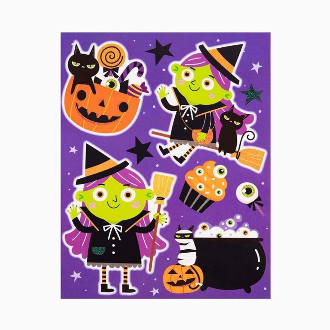 Adesivo per finestra di Halloween � Piccola Strega 