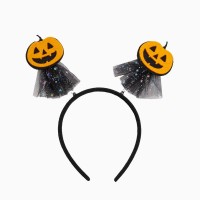 Fascia per capelli di Halloween a forma di zucca con tulle