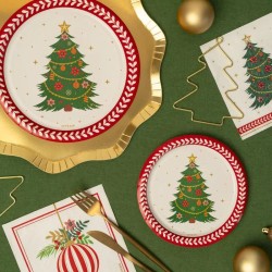 6 Piatti con Albero di Natale. n°2