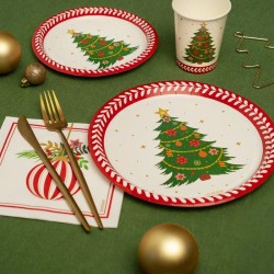 10 Bicchieri con Albero di Natale. n°2