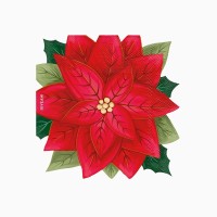 20 tovaglioli natalizi a forma di stella di Natale
