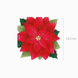 20 tovaglioli natalizi a forma di stella di Natale. n�6