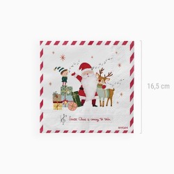30 tovaglioli Babbo Natale sta arrivando!. n�5