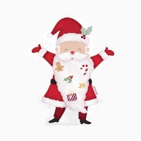 20 tovaglioli a forma di Babbo Natale - Babbo Natale sta arrivando!