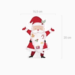 20 tovaglioli a forma di Babbo Natale - Babbo Natale sta arrivando!. n�5