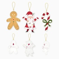 12 etichette regalo di Natale: Babbo Natale sta arrivando!