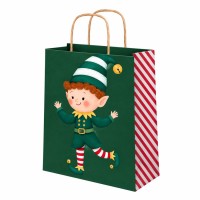 Sacchetto Regalo di Natale Elfo � 24 cm