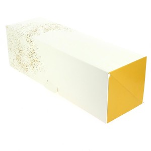 Scatola per Tronchetto di Natale Gold - 35 cm