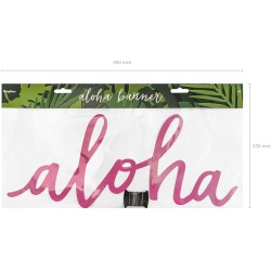 Banner lettere Aloha (47 cm). n2